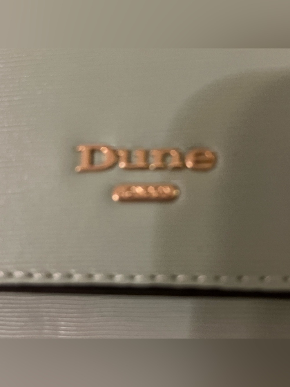 Dune London Mint White Satchel Crossbody Purse Bag Elegant Structured Coin NWOT - Picture 7 of 16